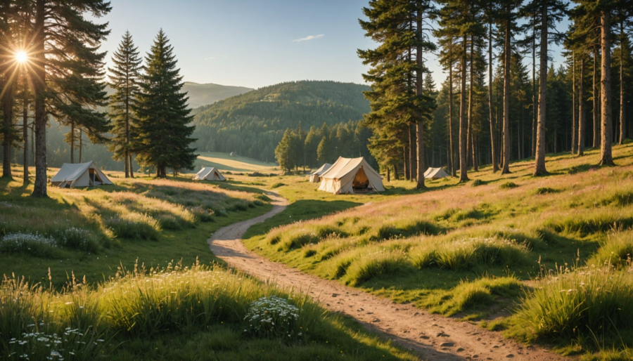 Natuurcampings in de auvergne voor echte rustzoekers